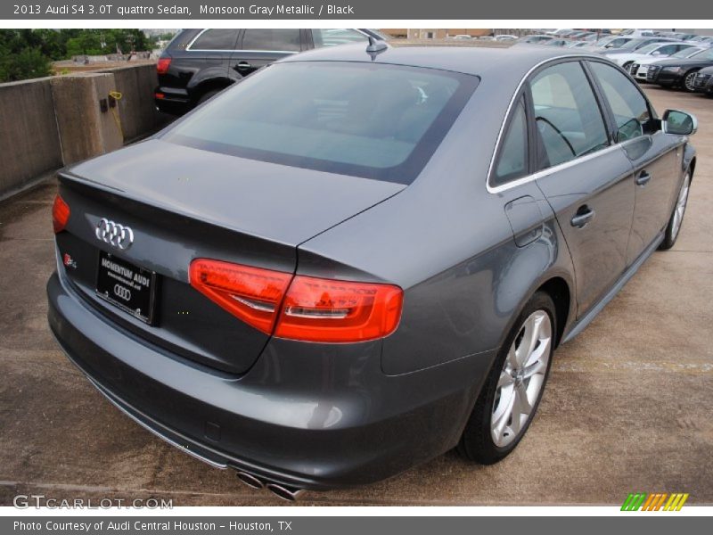 Monsoon Gray Metallic / Black 2013 Audi S4 3.0T quattro Sedan