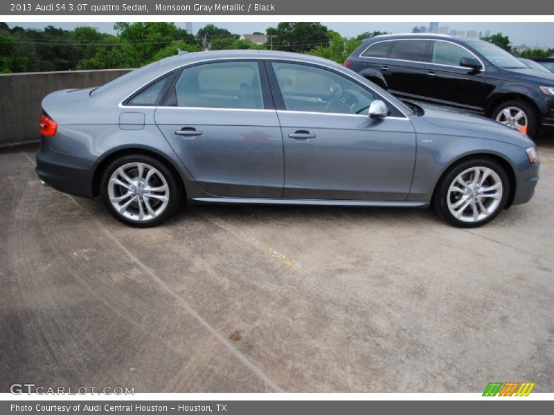 Monsoon Gray Metallic / Black 2013 Audi S4 3.0T quattro Sedan