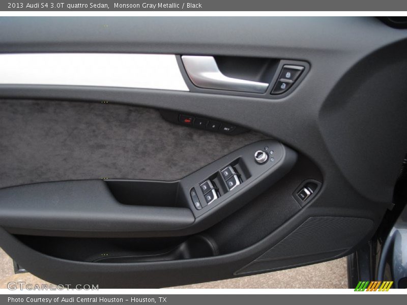 Monsoon Gray Metallic / Black 2013 Audi S4 3.0T quattro Sedan