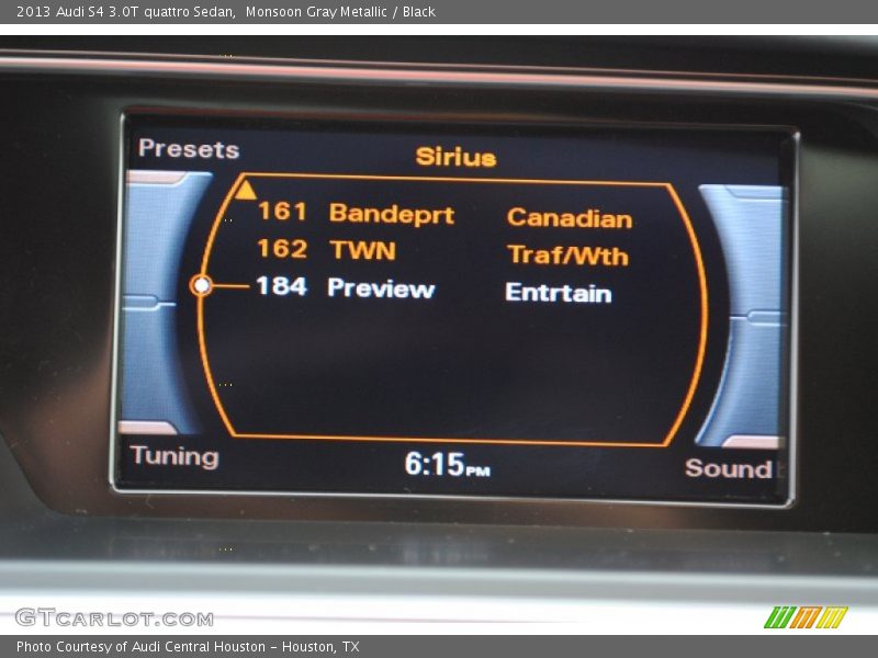 Monsoon Gray Metallic / Black 2013 Audi S4 3.0T quattro Sedan