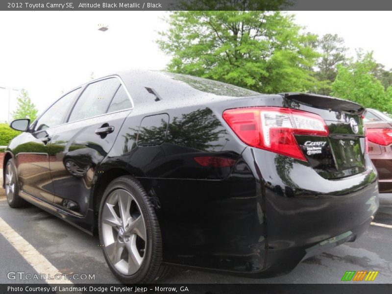 Attitude Black Metallic / Black 2012 Toyota Camry SE