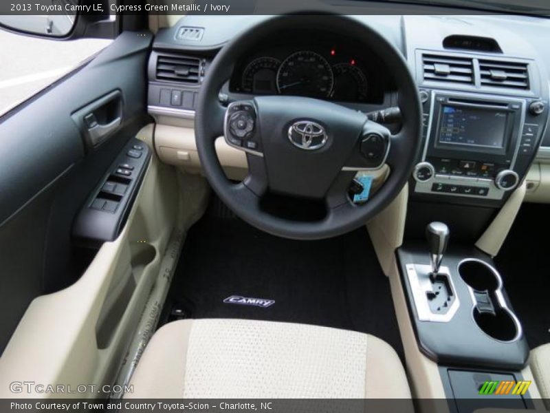 Cypress Green Metallic / Ivory 2013 Toyota Camry LE