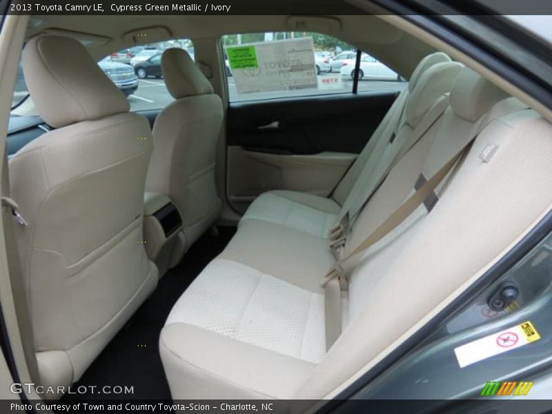 Cypress Green Metallic / Ivory 2013 Toyota Camry LE