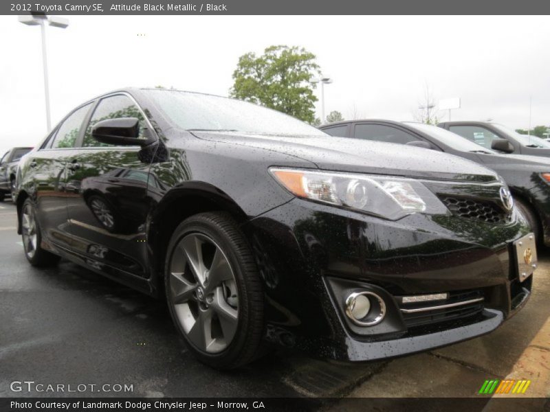 Attitude Black Metallic / Black 2012 Toyota Camry SE