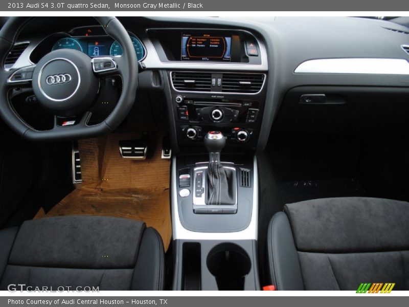 Monsoon Gray Metallic / Black 2013 Audi S4 3.0T quattro Sedan