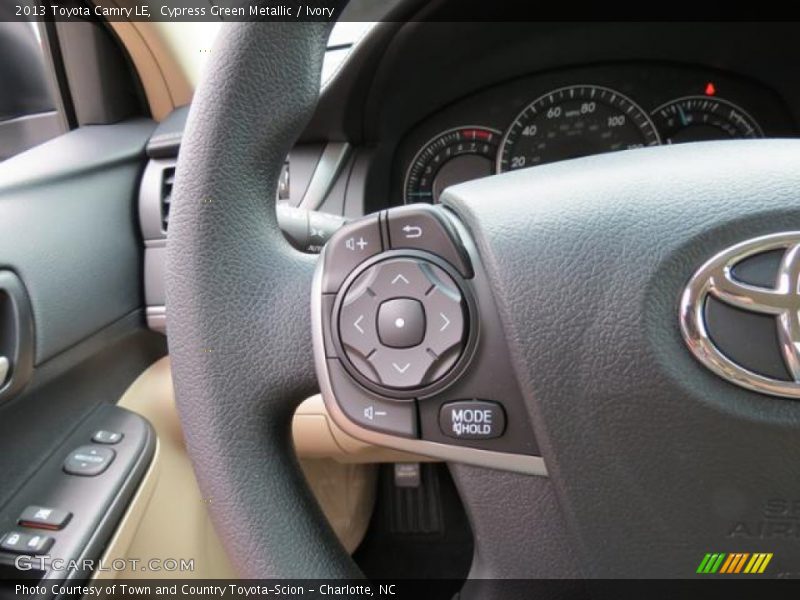 Cypress Green Metallic / Ivory 2013 Toyota Camry LE