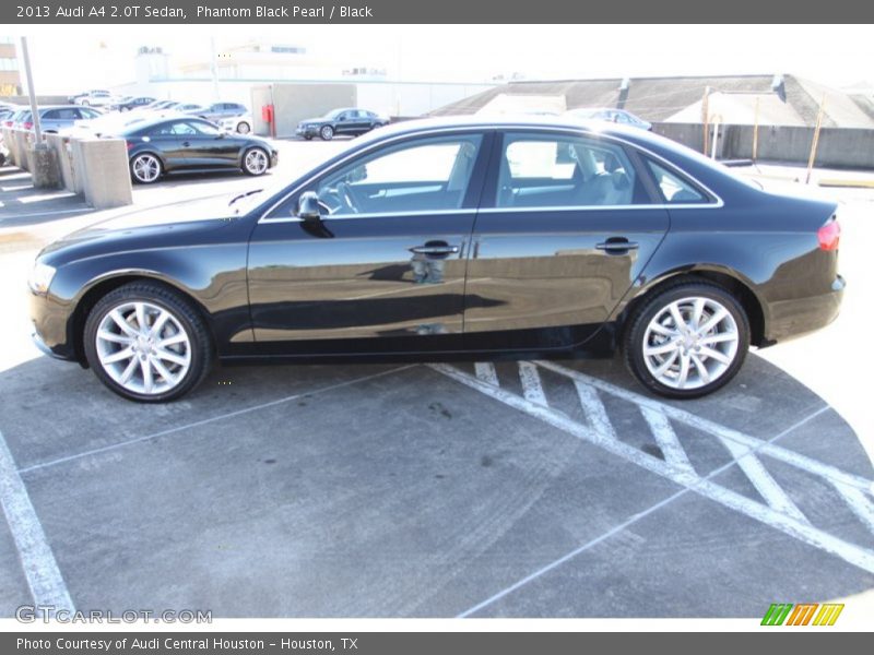 Phantom Black Pearl / Black 2013 Audi A4 2.0T Sedan