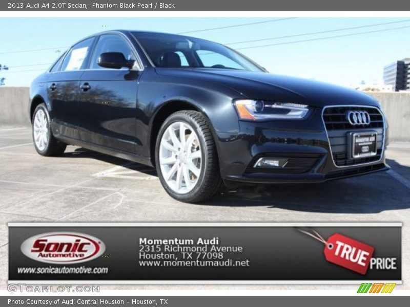 Phantom Black Pearl / Black 2013 Audi A4 2.0T Sedan