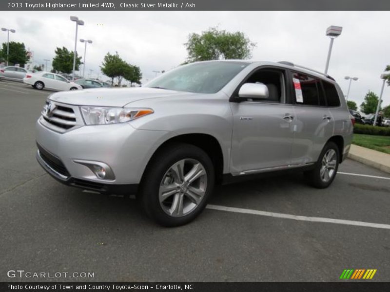Classic Silver Metallic / Ash 2013 Toyota Highlander Limited 4WD