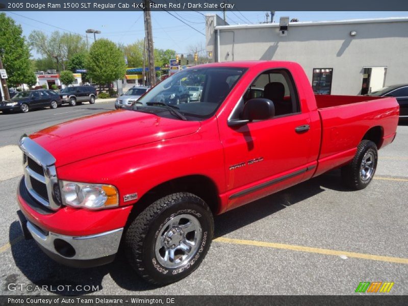 Flame Red / Dark Slate Gray 2005 Dodge Ram 1500 SLT Regular Cab 4x4