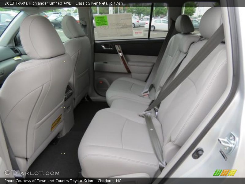 Classic Silver Metallic / Ash 2013 Toyota Highlander Limited 4WD