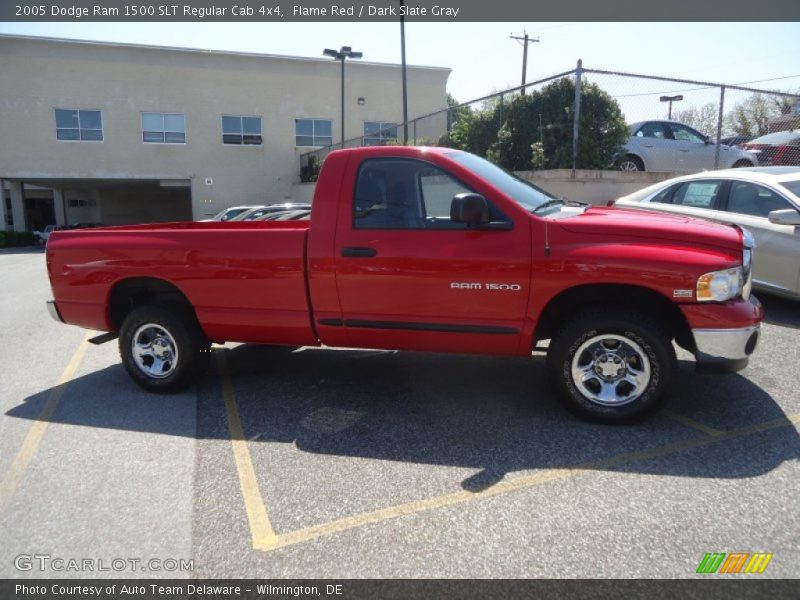 Flame Red / Dark Slate Gray 2005 Dodge Ram 1500 SLT Regular Cab 4x4