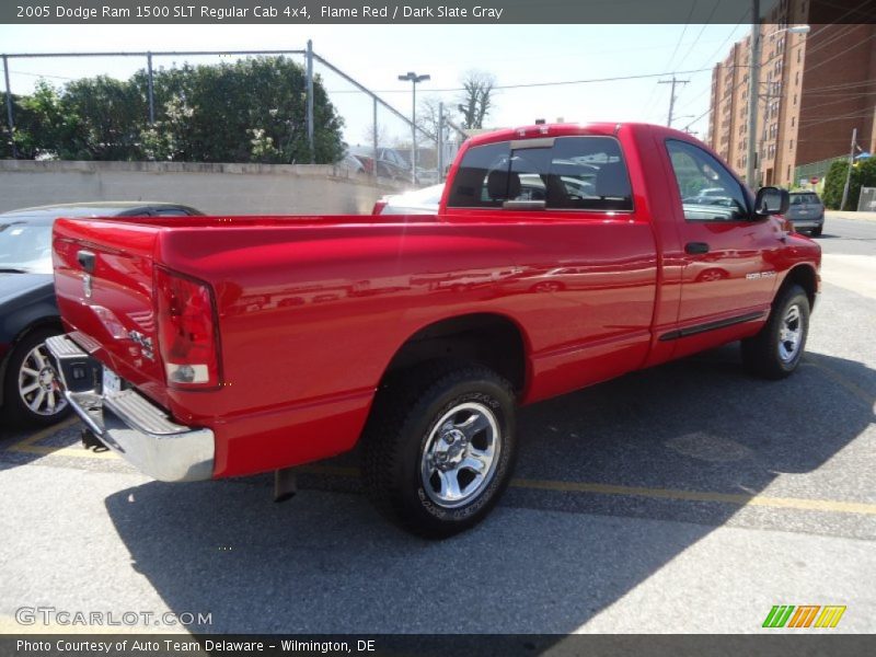 Flame Red / Dark Slate Gray 2005 Dodge Ram 1500 SLT Regular Cab 4x4