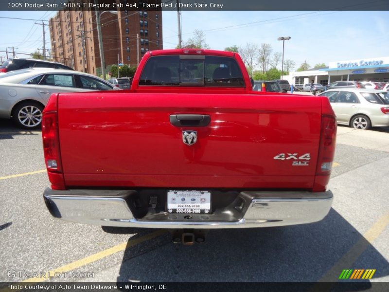 Flame Red / Dark Slate Gray 2005 Dodge Ram 1500 SLT Regular Cab 4x4