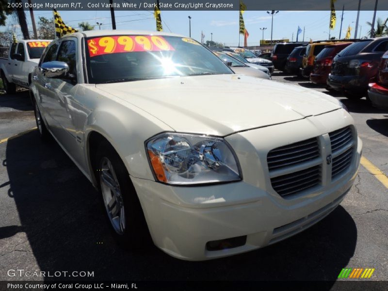 Cool Vanilla White / Dark Slate Gray/Light Graystone 2005 Dodge Magnum R/T