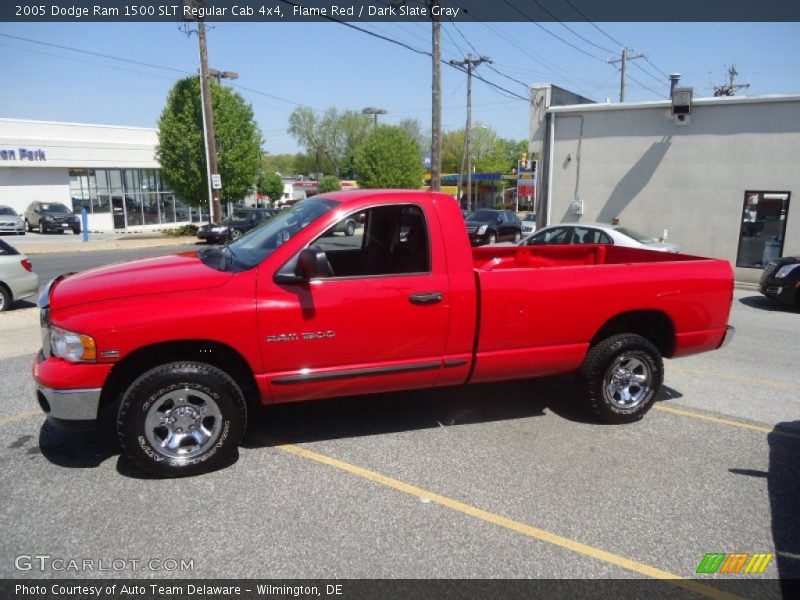 Flame Red / Dark Slate Gray 2005 Dodge Ram 1500 SLT Regular Cab 4x4