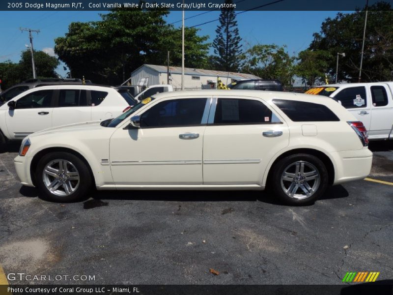 Cool Vanilla White / Dark Slate Gray/Light Graystone 2005 Dodge Magnum R/T