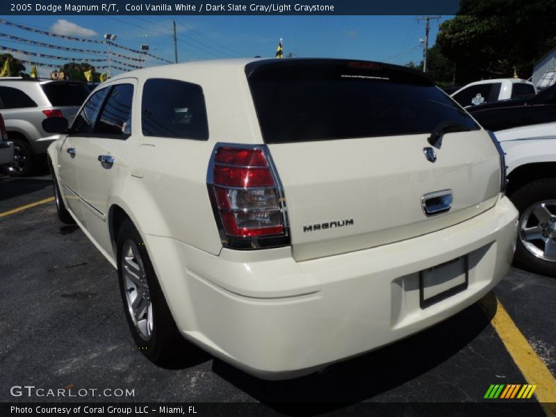 Cool Vanilla White / Dark Slate Gray/Light Graystone 2005 Dodge Magnum R/T