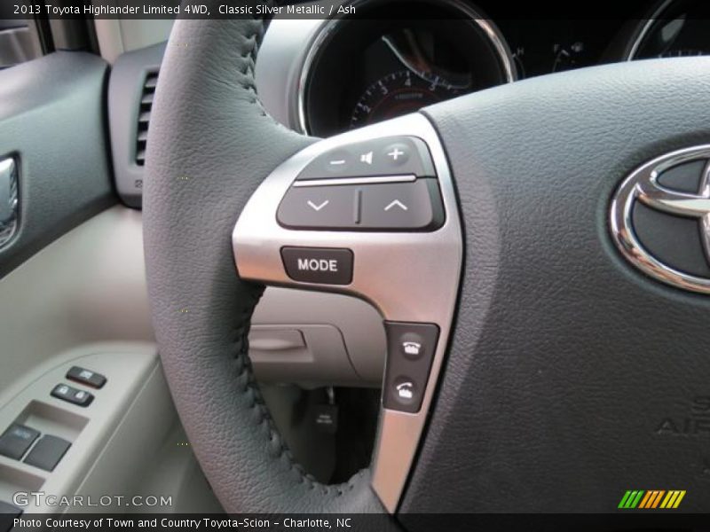Classic Silver Metallic / Ash 2013 Toyota Highlander Limited 4WD