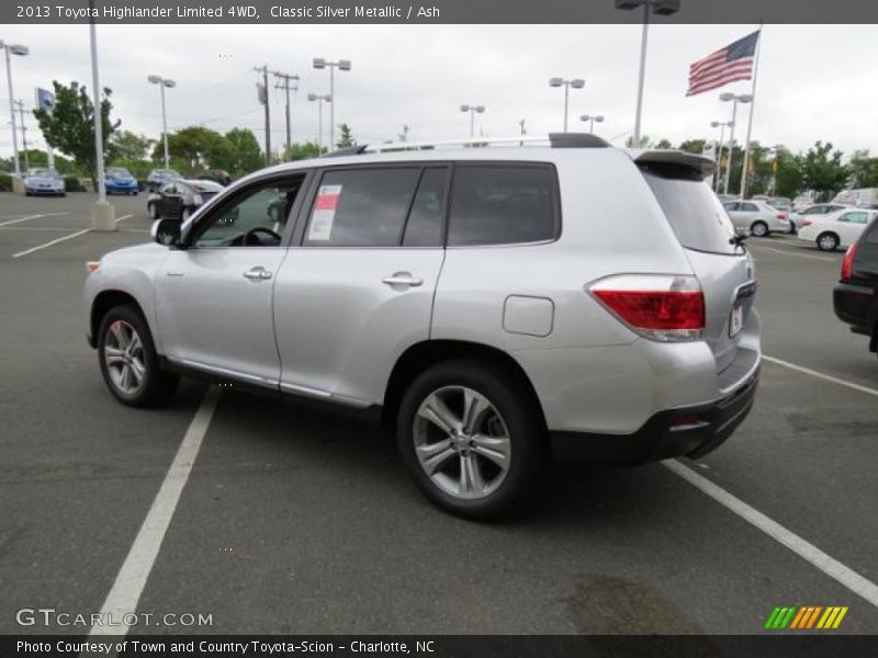 Classic Silver Metallic / Ash 2013 Toyota Highlander Limited 4WD