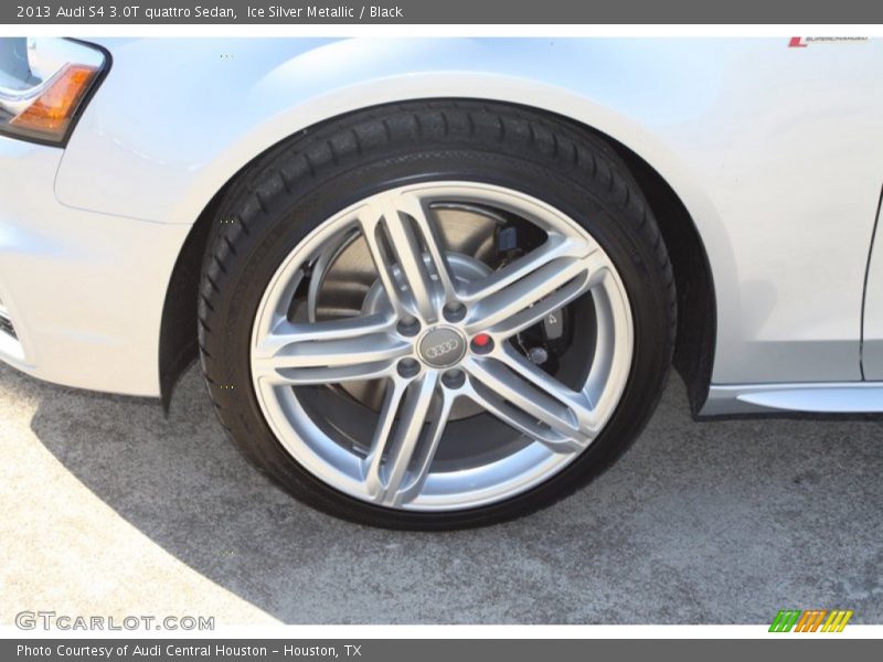 Ice Silver Metallic / Black 2013 Audi S4 3.0T quattro Sedan