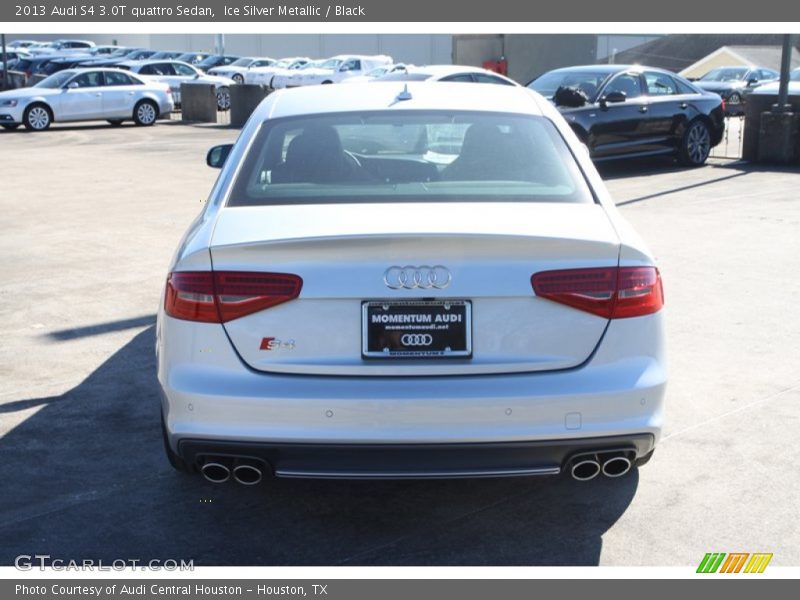 Ice Silver Metallic / Black 2013 Audi S4 3.0T quattro Sedan