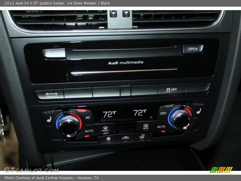 Ice Silver Metallic / Black 2013 Audi S4 3.0T quattro Sedan