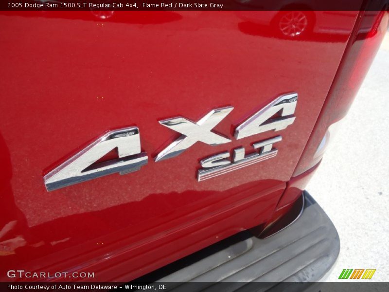 Flame Red / Dark Slate Gray 2005 Dodge Ram 1500 SLT Regular Cab 4x4