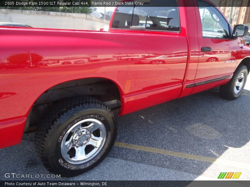 Flame Red / Dark Slate Gray 2005 Dodge Ram 1500 SLT Regular Cab 4x4