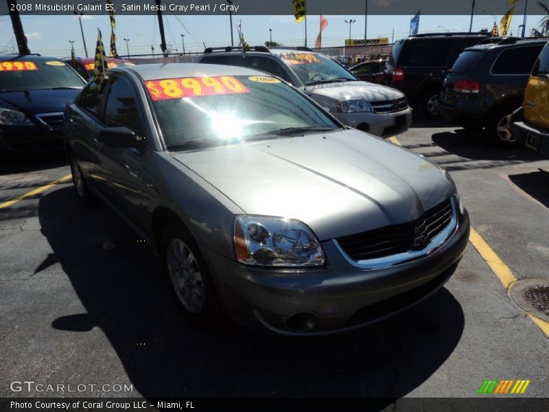 Satin Mesai Gray Pearl / Gray 2008 Mitsubishi Galant ES