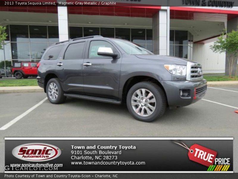 Magnetic Gray Metallic / Graphite 2013 Toyota Sequoia Limited