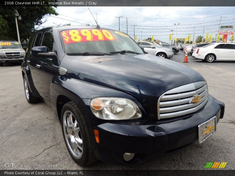 Imperial Blue Metallic / Gray 2008 Chevrolet HHR LT
