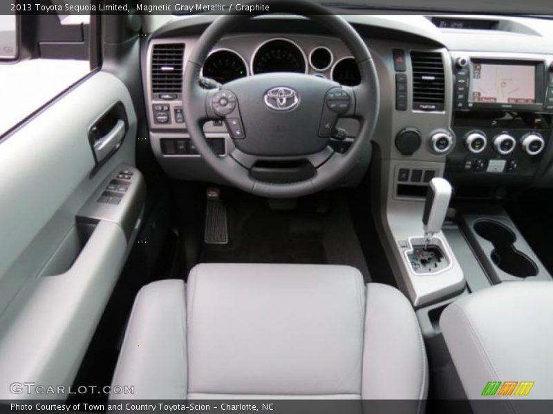 Magnetic Gray Metallic / Graphite 2013 Toyota Sequoia Limited