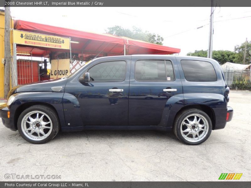 Imperial Blue Metallic / Gray 2008 Chevrolet HHR LT