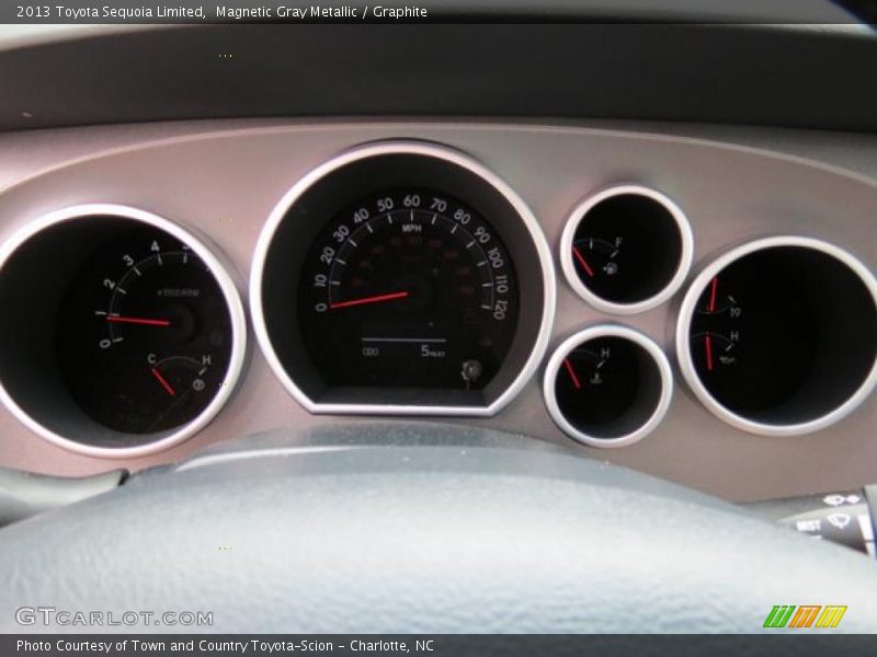 Magnetic Gray Metallic / Graphite 2013 Toyota Sequoia Limited