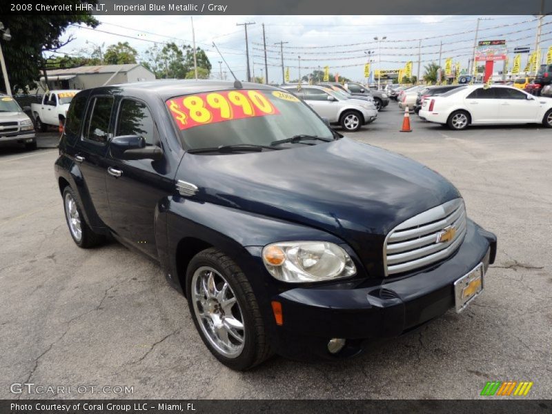 Imperial Blue Metallic / Gray 2008 Chevrolet HHR LT