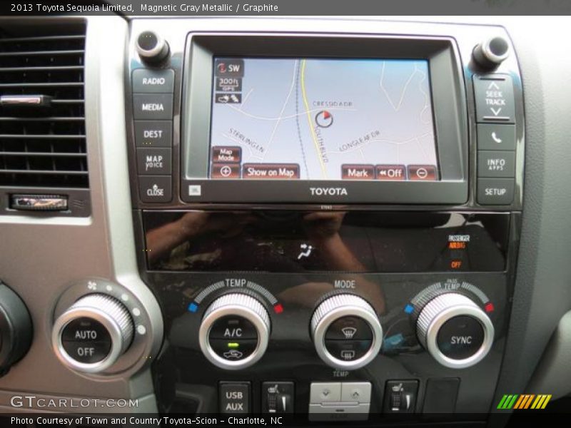 Magnetic Gray Metallic / Graphite 2013 Toyota Sequoia Limited