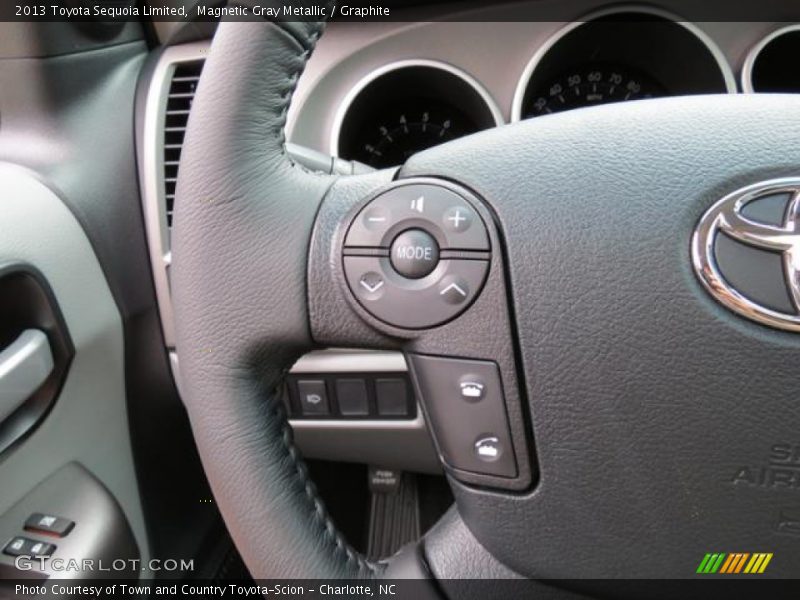 Magnetic Gray Metallic / Graphite 2013 Toyota Sequoia Limited
