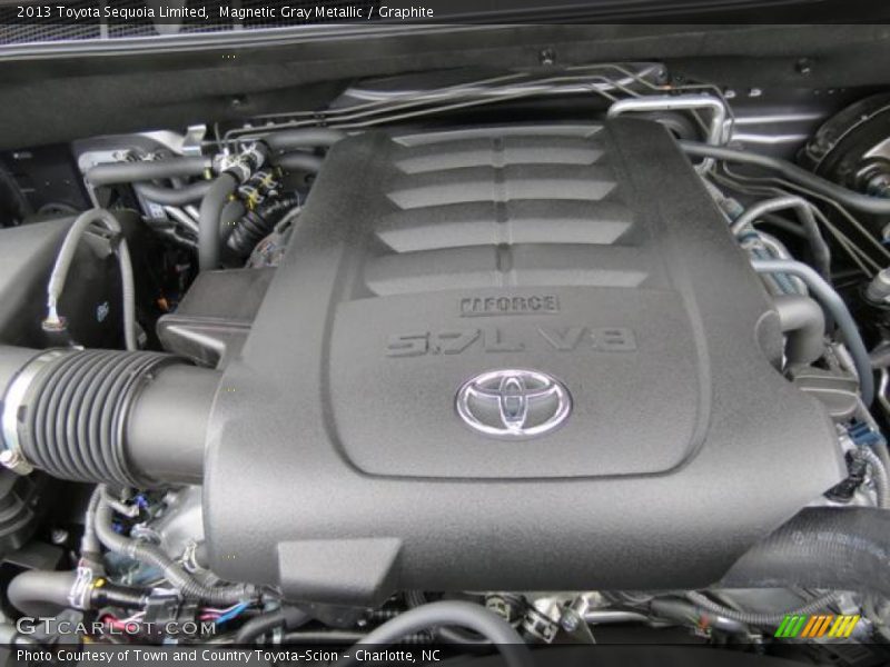 Magnetic Gray Metallic / Graphite 2013 Toyota Sequoia Limited