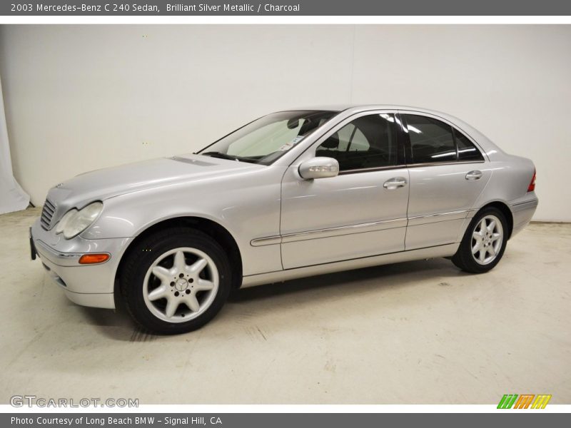 Brilliant Silver Metallic / Charcoal 2003 Mercedes-Benz C 240 Sedan