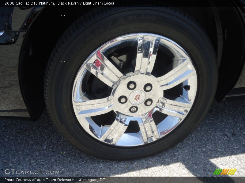 Black Raven / Light Linen/Cocoa 2008 Cadillac DTS Platinum