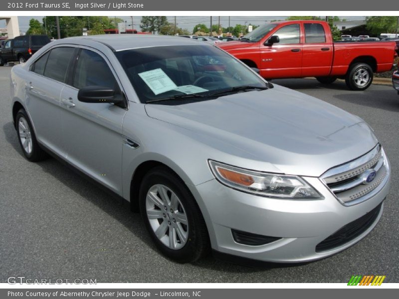 Ingot Silver / Light Stone 2012 Ford Taurus SE