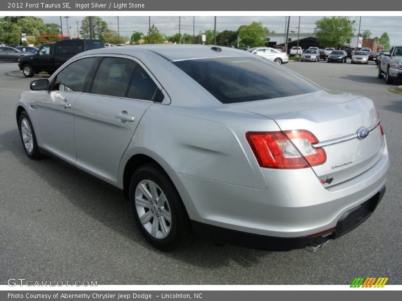 Ingot Silver / Light Stone 2012 Ford Taurus SE