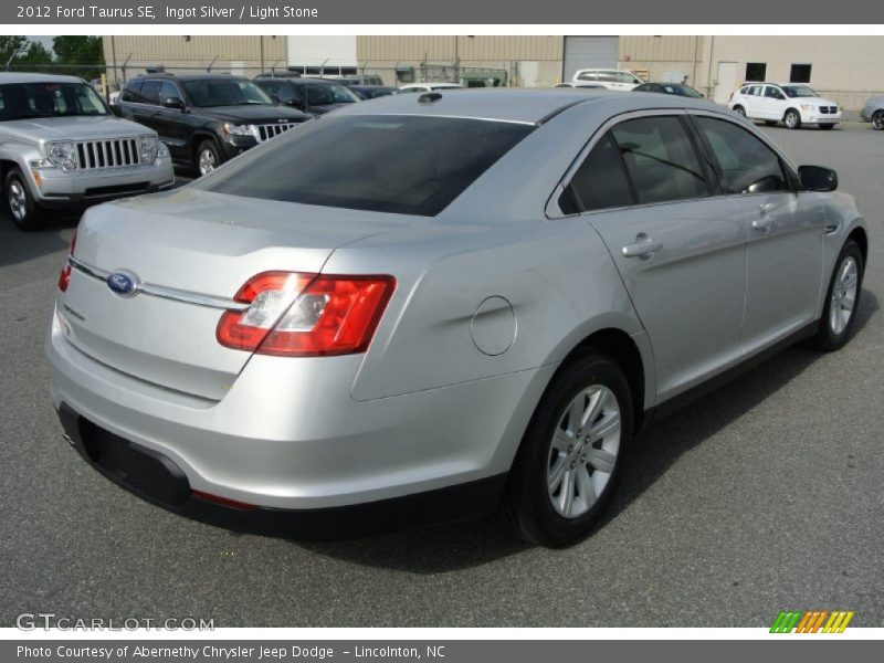 Ingot Silver / Light Stone 2012 Ford Taurus SE