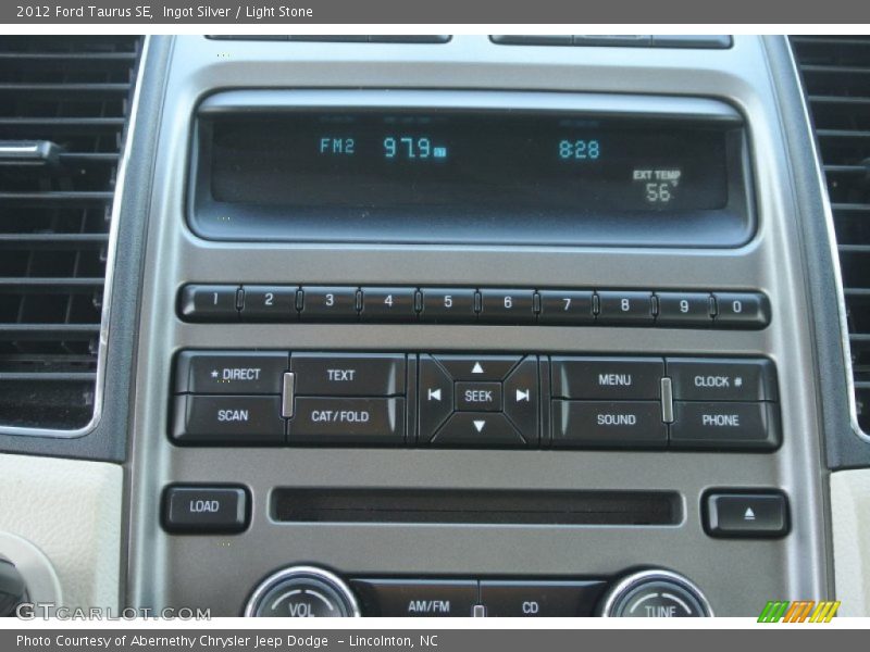 Ingot Silver / Light Stone 2012 Ford Taurus SE