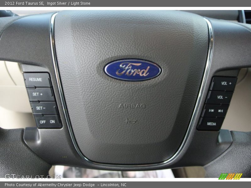 Ingot Silver / Light Stone 2012 Ford Taurus SE