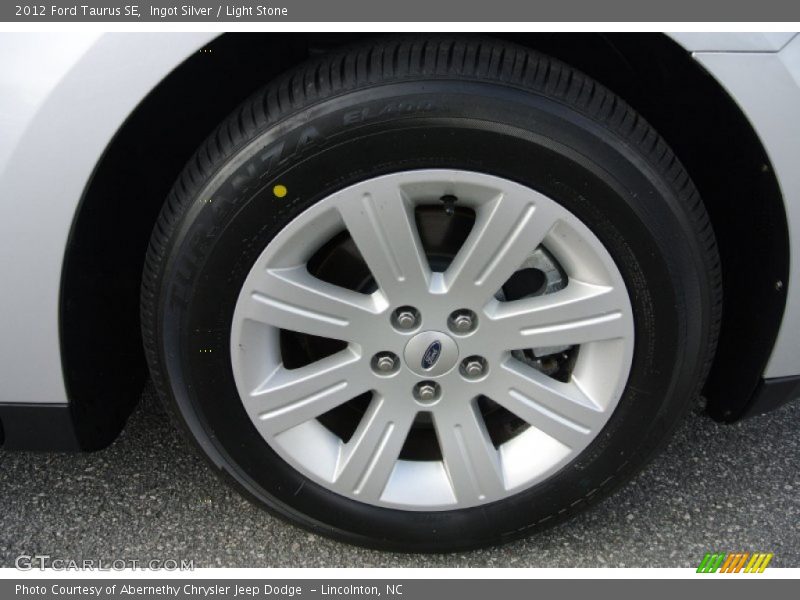 Ingot Silver / Light Stone 2012 Ford Taurus SE