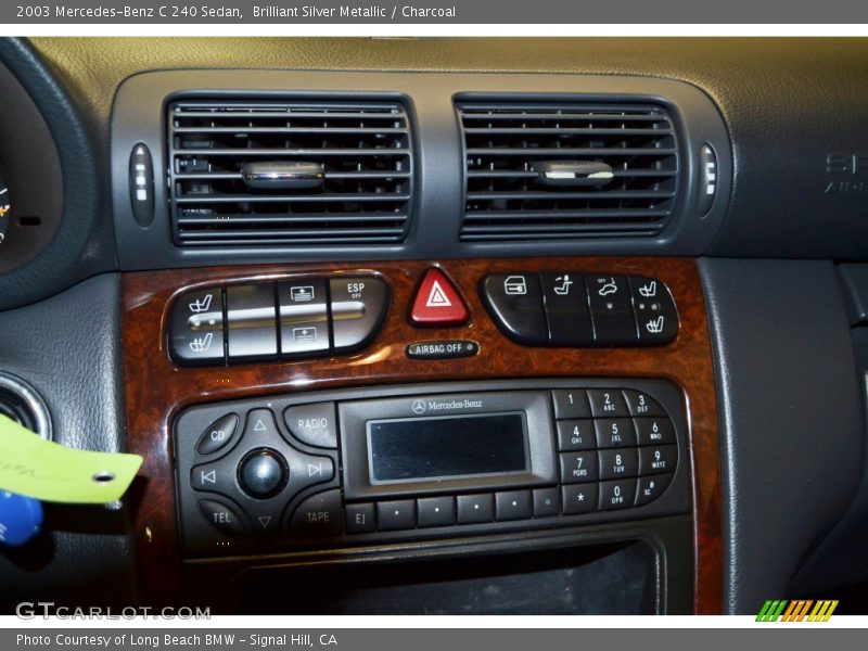 Brilliant Silver Metallic / Charcoal 2003 Mercedes-Benz C 240 Sedan