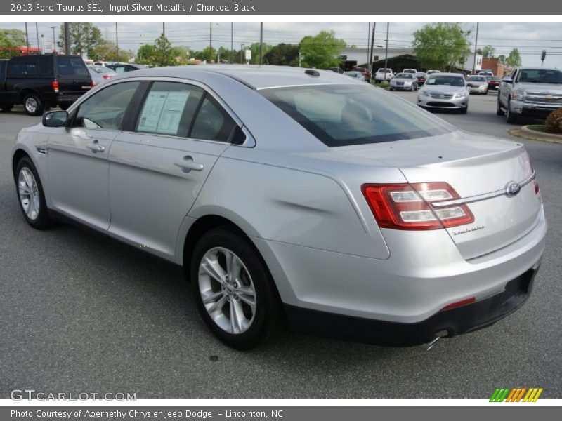 Ingot Silver Metallic / Charcoal Black 2013 Ford Taurus SEL