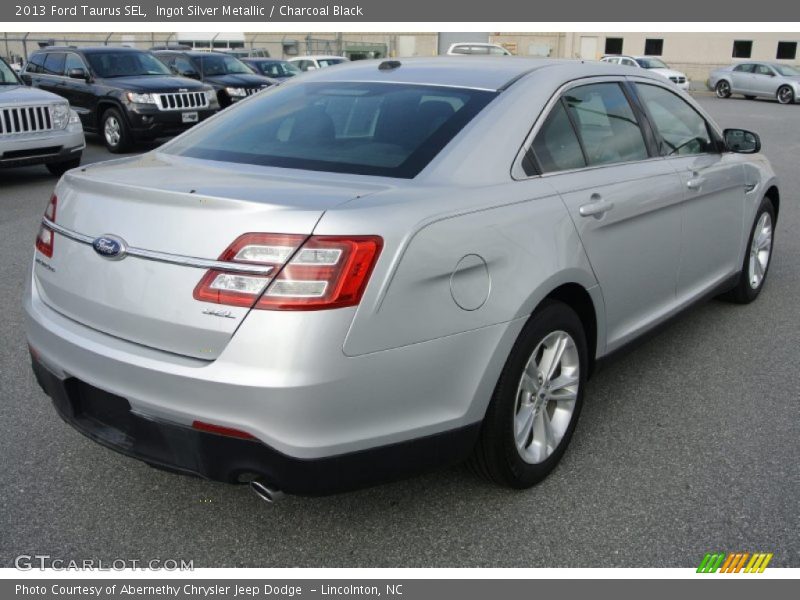 Ingot Silver Metallic / Charcoal Black 2013 Ford Taurus SEL